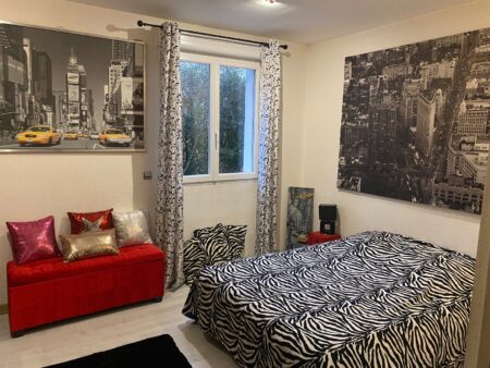 Chambre USA @ Maison d’hôte gay naturiste Thuré